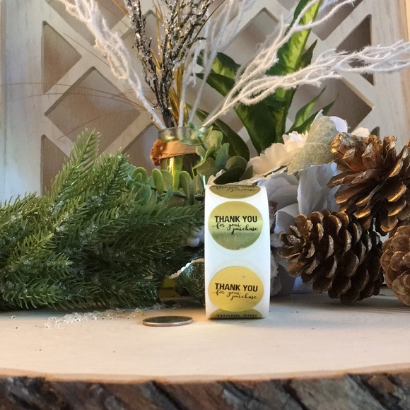 500 Gold Foil Stickers  Clearance - Picture 3 of 6